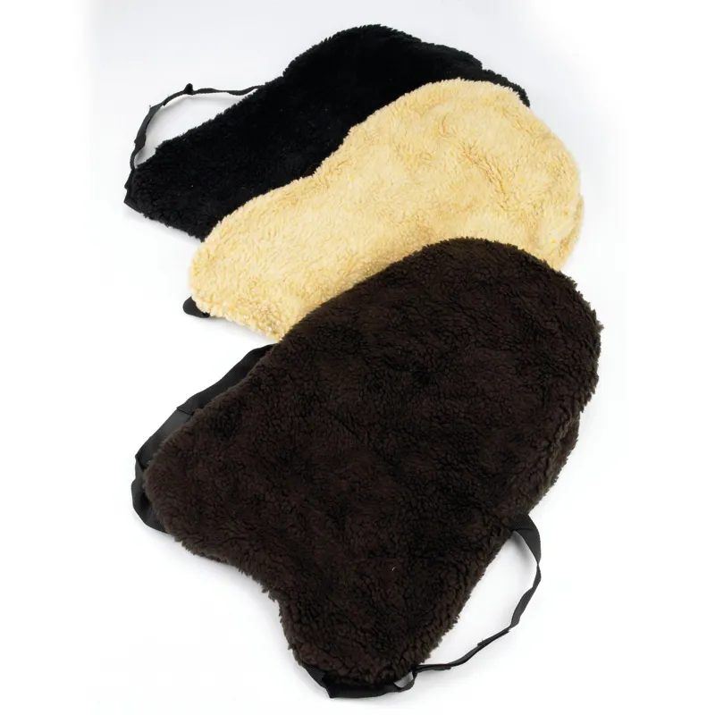 Hy Equestrian Fur Fabric Seat Saver - Natural-1